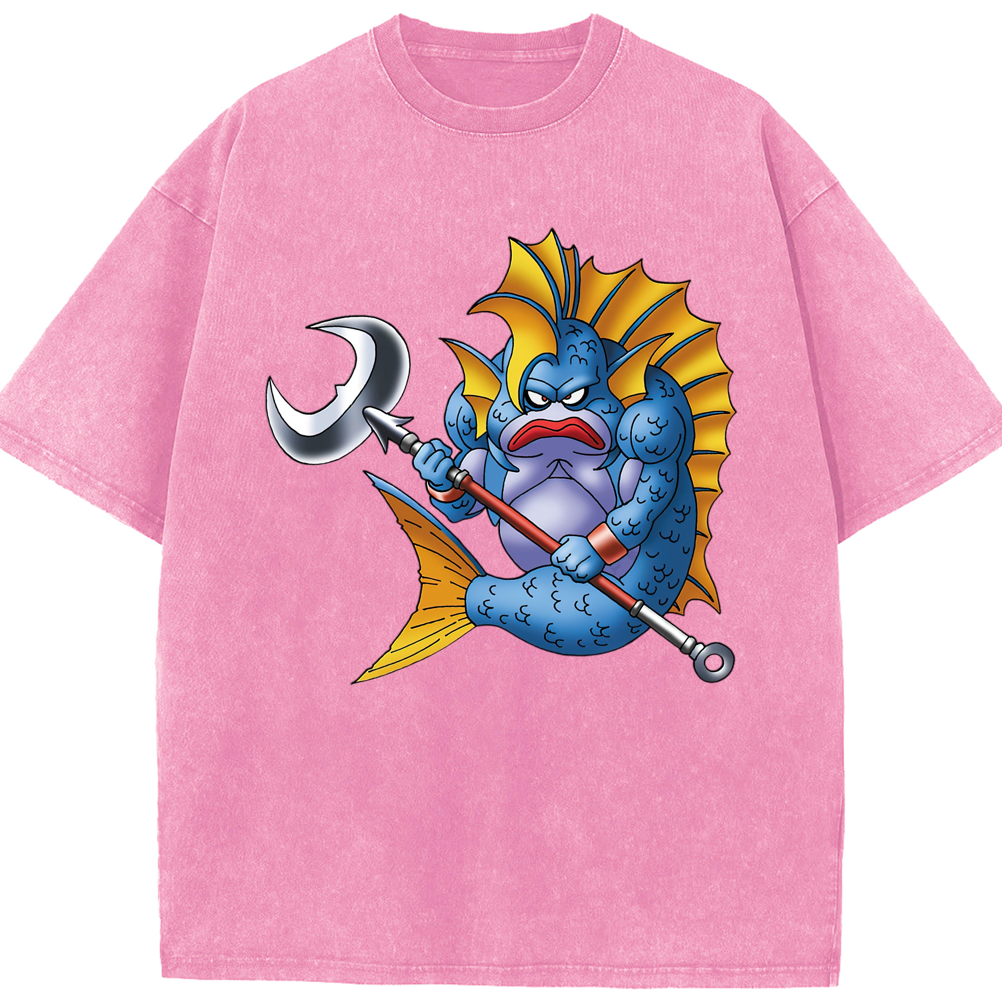 （画像用） ドラゴンクエスト Doragon Kuesuto Dragon Quest 綿100% ヴィンテージ風 半袖Tシャツ（フロントプリント）